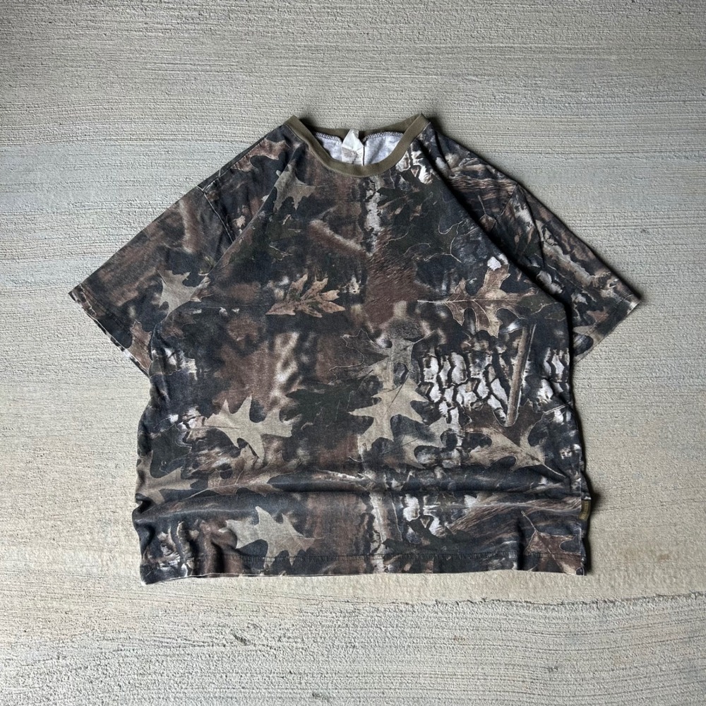 Vintage 90s Nature camo Tshirt